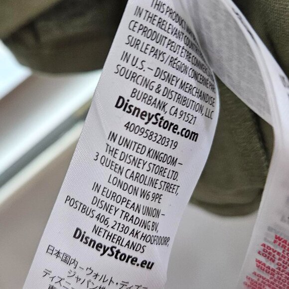 Disney SS Shirt Minnie Mouse Women's XL Cotton/Polyester Olive Green Pink Bow - Picture 7 of 16